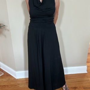 XS  Long black backless dress, The Limited